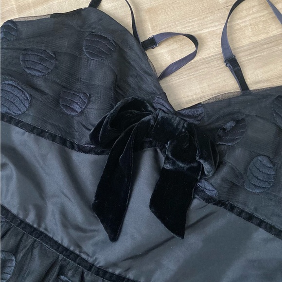 [Betsey Johnson] NWT Vintage Polka Dot Bubble Mini Dress 10 - Picture 3 of 13